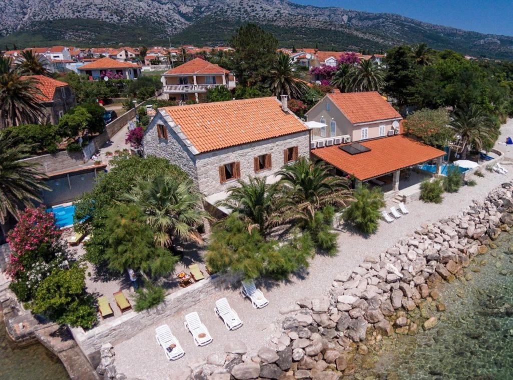 Luxury Beachfront Villa Mare With Private Pool At The Beach Orebic - Peljesac Экстерьер фото